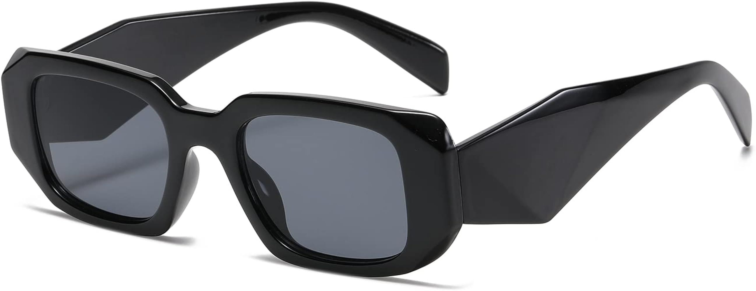 Trendy Rectangle Sunglasses for Women Retro Sunglasses Driving Glasses UV400 Protection Narrow Squar | Amazon (US)