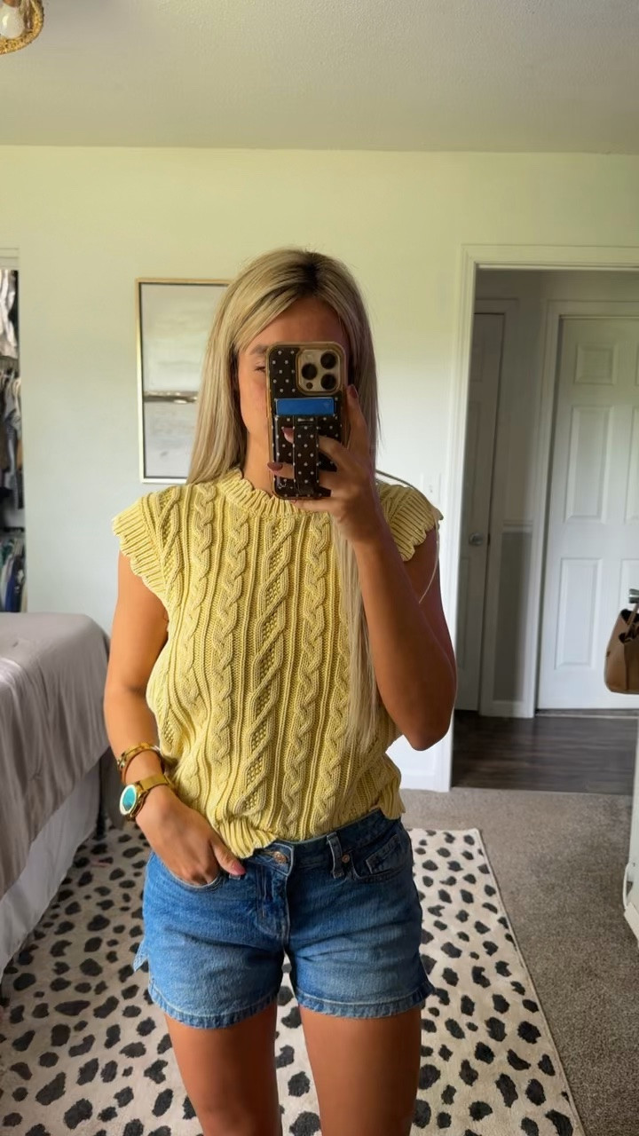The cutest sweater tank 🤍

#LTKootd #LTKU #LTKPetite