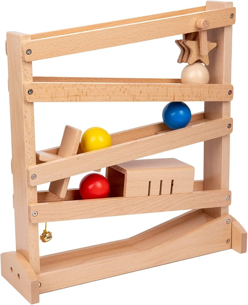 Adena Montessori Tracker Ball Drop Toys Wooden Toys for 1 2 3 Years Old Toddlers Montessori-Inspi... | Amazon (US)