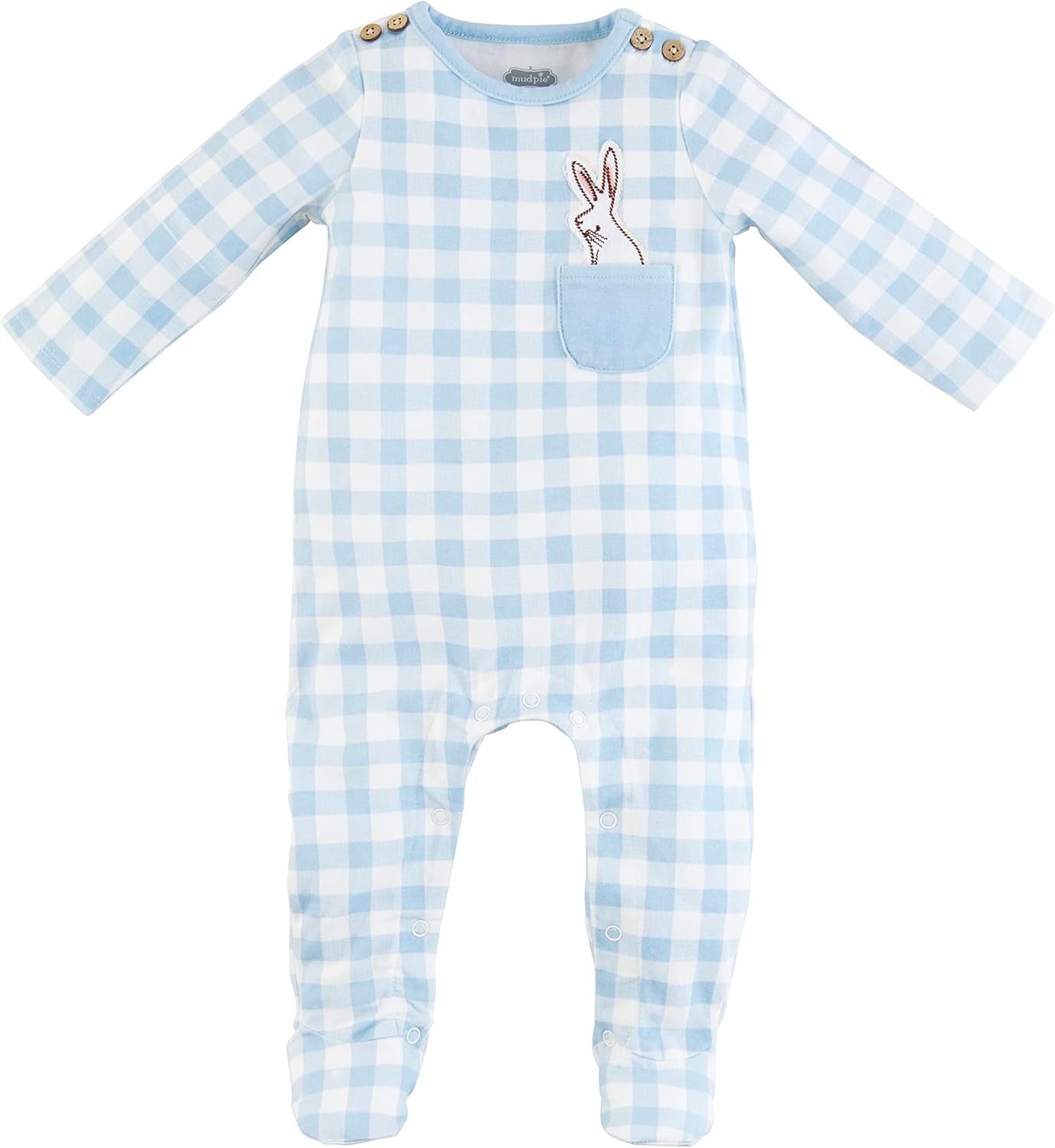Mud Pie Baby Boys Bunny Pocket Sleeper | Amazon (US)
