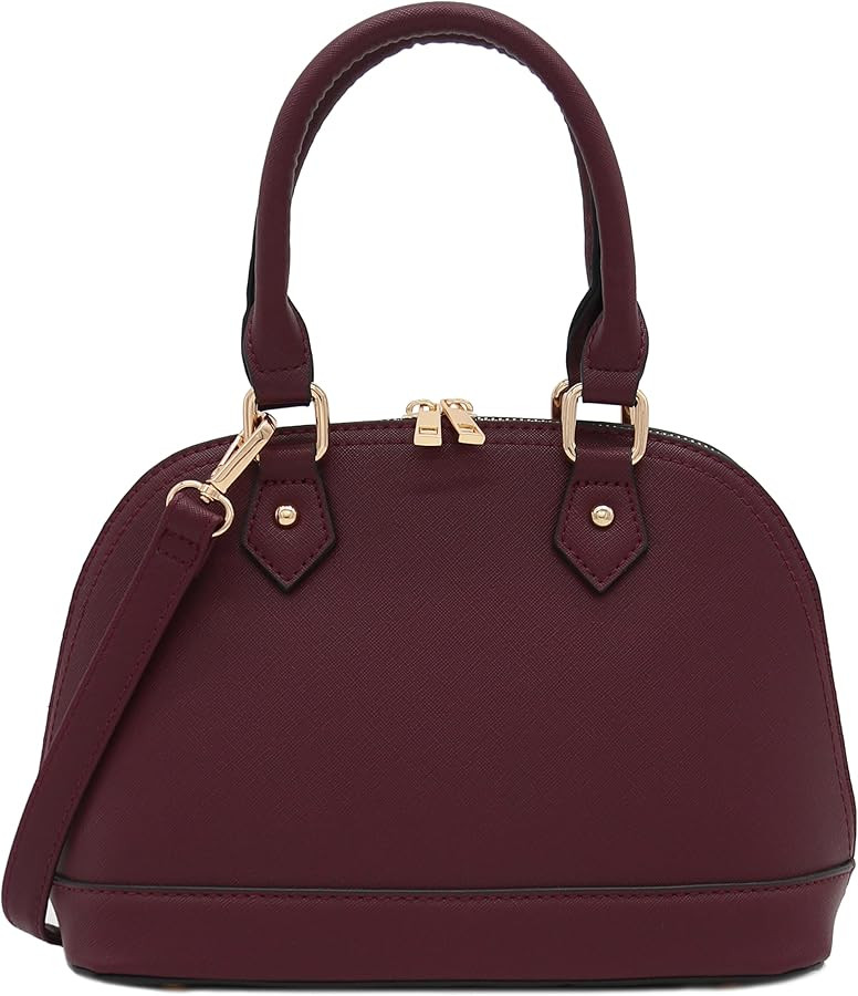 Zip-Around Saffiano Classic Dome Satchel | Amazon (US)