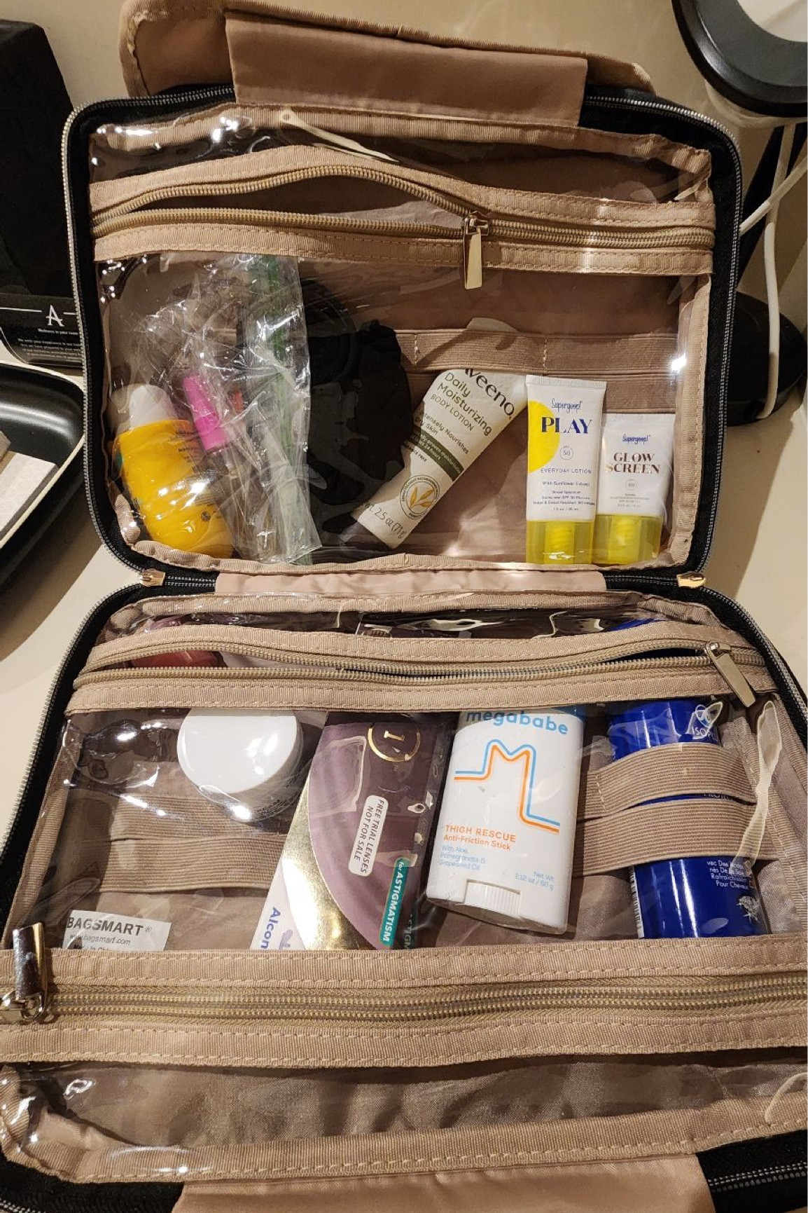 Hey! Easily organize all your travel beauty essentials with this travel bag organizer.



#LTKtravel #LTKfindsunder100 #LTKfindsunder50