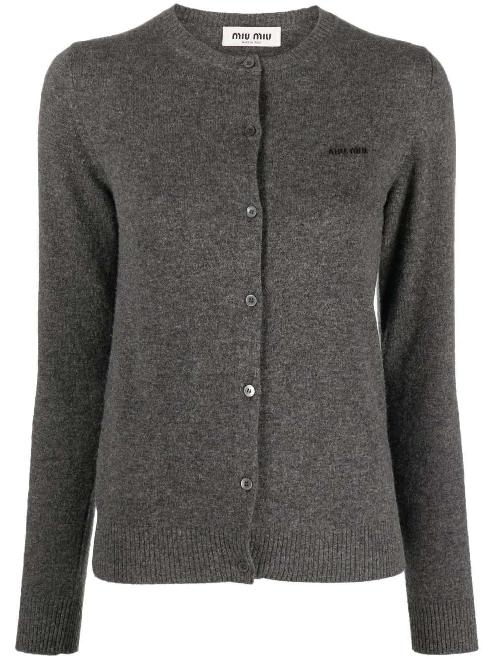 logo-intarsia fine-knit cardigan | Farfetch Global