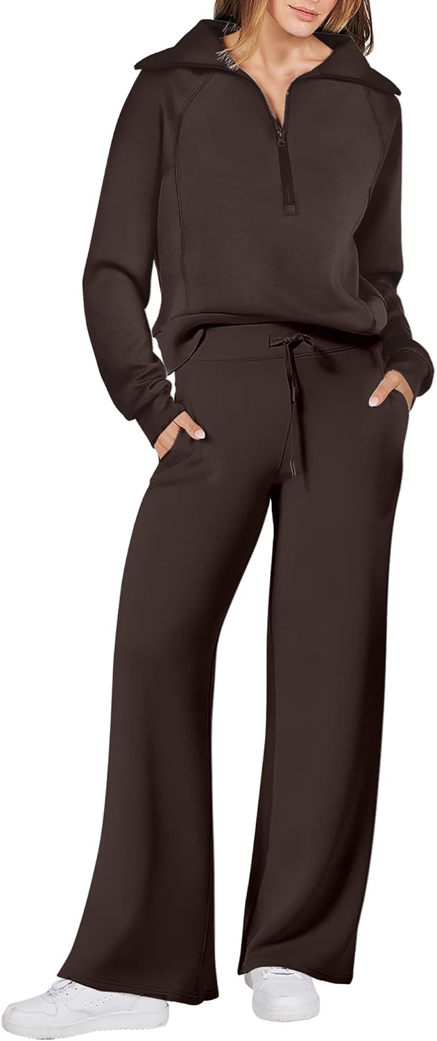 ANRABESS Women 2 Piece Set Sweatsuits Lounge Fall Outfits | Amazon (US)