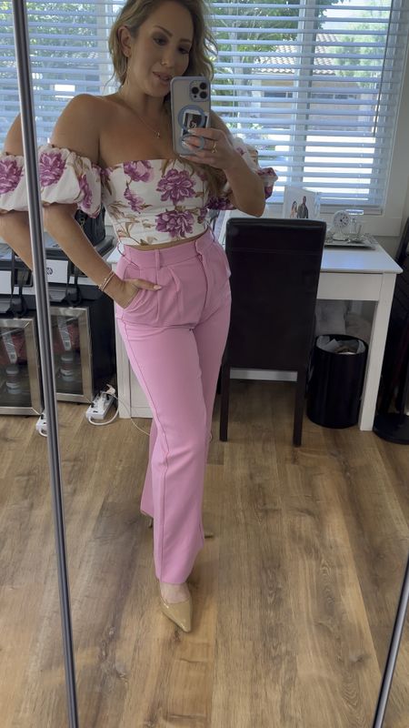I’m currently loving anything that Abercrombie and Fitch has to offer including this outfit! I love how versatile this corset , flowery top is as I wear it sometimes with a white maxi skirt or the pink A&F trousers I’m wearing in this video. Also obsessed with my beige patent leather pumps I got during Nordstrom’s Anniversary Sale, right?!?!?!

#LTKSeasonal #LTKSale #LTKstyletip