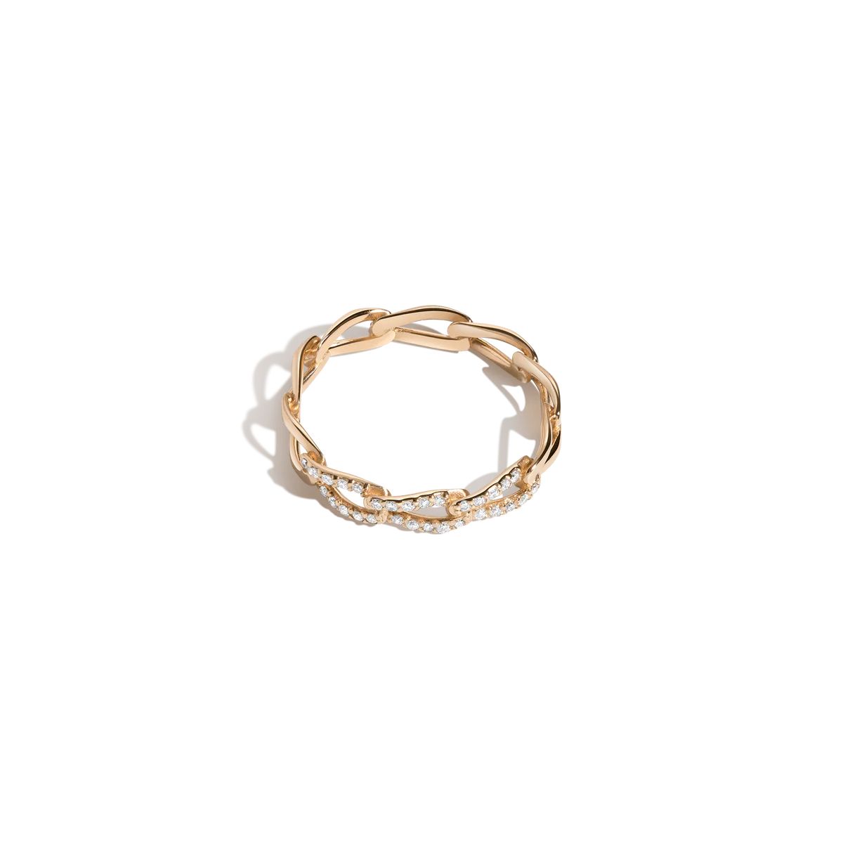 Open Link Diamond Ring | AUrate New York