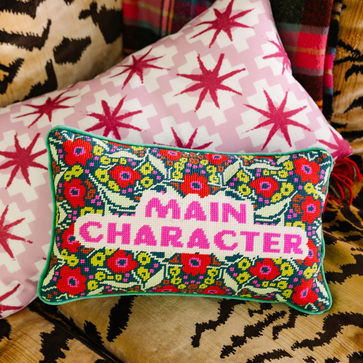 Furbish Studio - Main Character Needlepoint Pillow | Furbish Studio