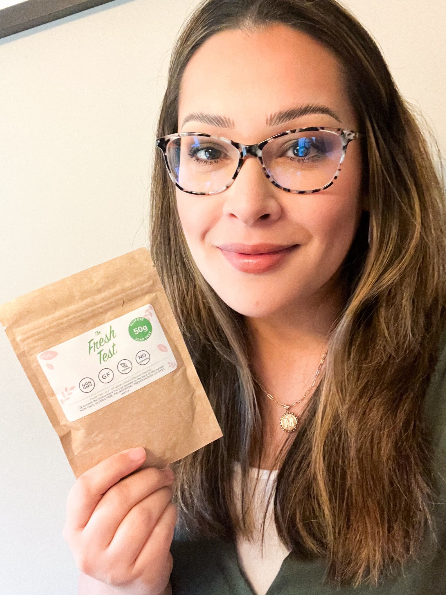 A clean alternative to the tradition glucola drink for gestational diabetes testing, the fresh test! Non gmo, gluten free, and organic ingredients. Tastes yummy too! I ordered the 50 gram. 

#LTKbump