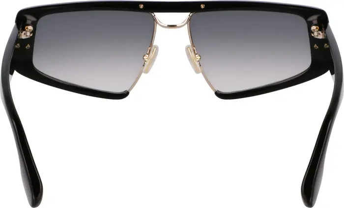 Victoria Beckham Classic Logo 57mm Gradient Modified Rectangular Sunglasses | Nordstromrack | Nordstrom Rack