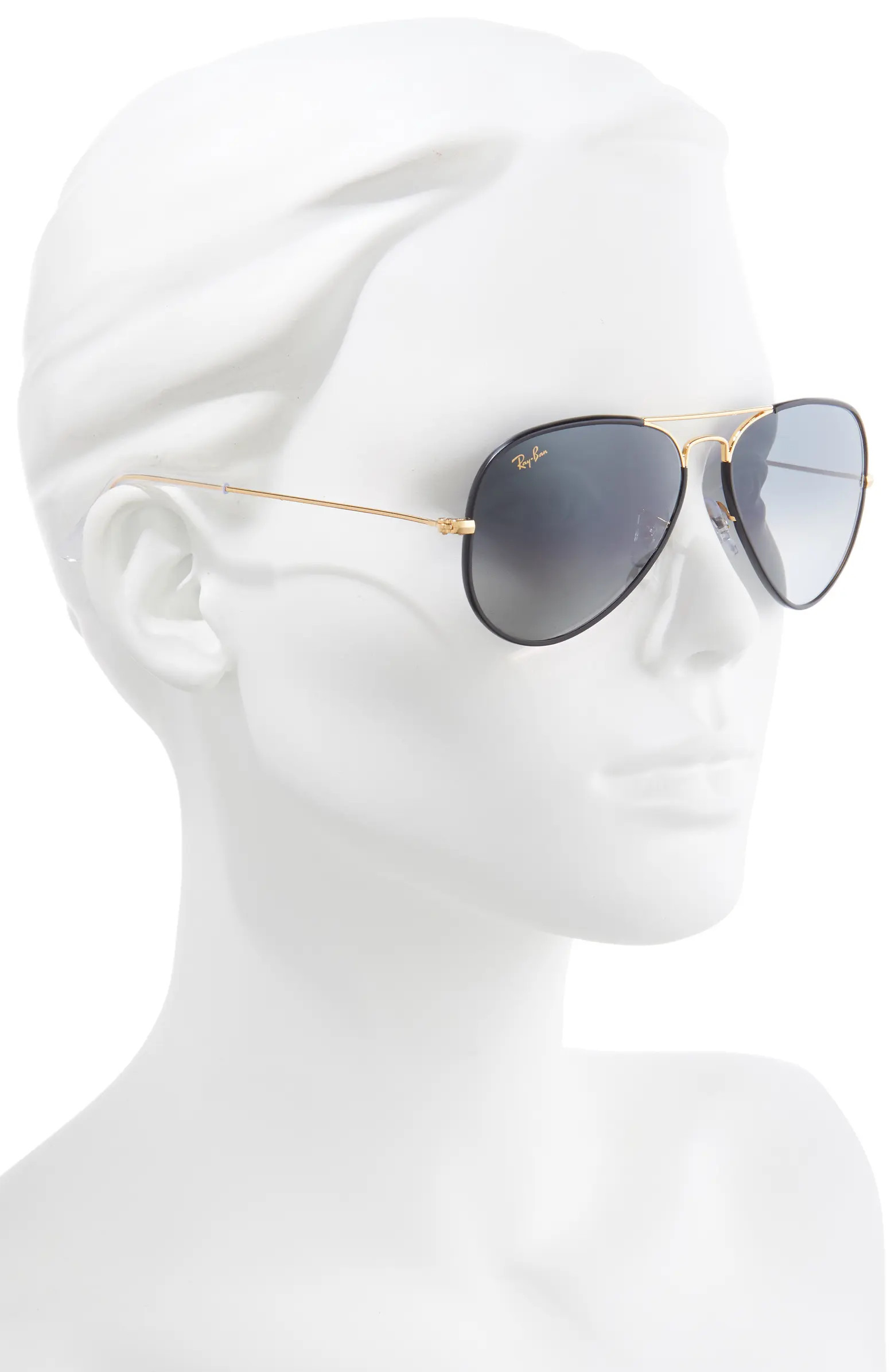 Aviator Full Color 58mm Sunglasses | Nordstrom
