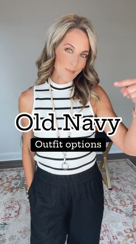 A week of Old Navy outfits - all on sale perfect for the last weeks of school- everything fits TTS 

#LTKStyleTip #LTKFindsUnder50 #LTKOver40