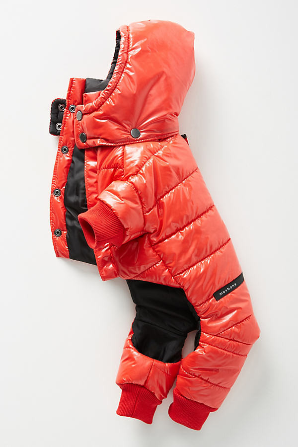 Max Bone Dog Puffer Jacket By Max Bone in Red Size L | Anthropologie (US)