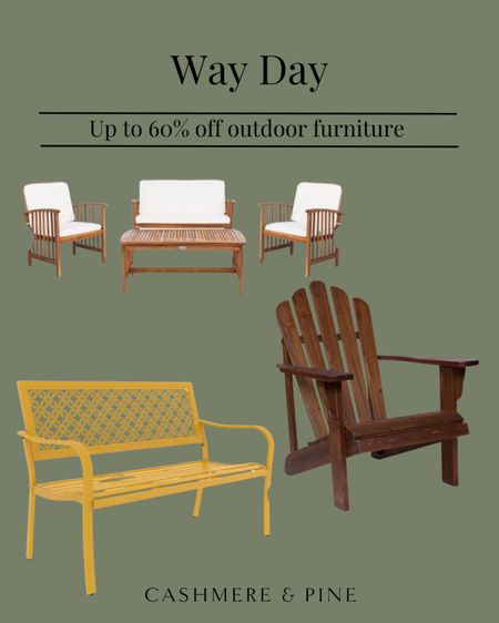 Way Day!! Up to 60% off outdoor furniture!!

#LTKstyletip #LTKhome #LTKsalealert