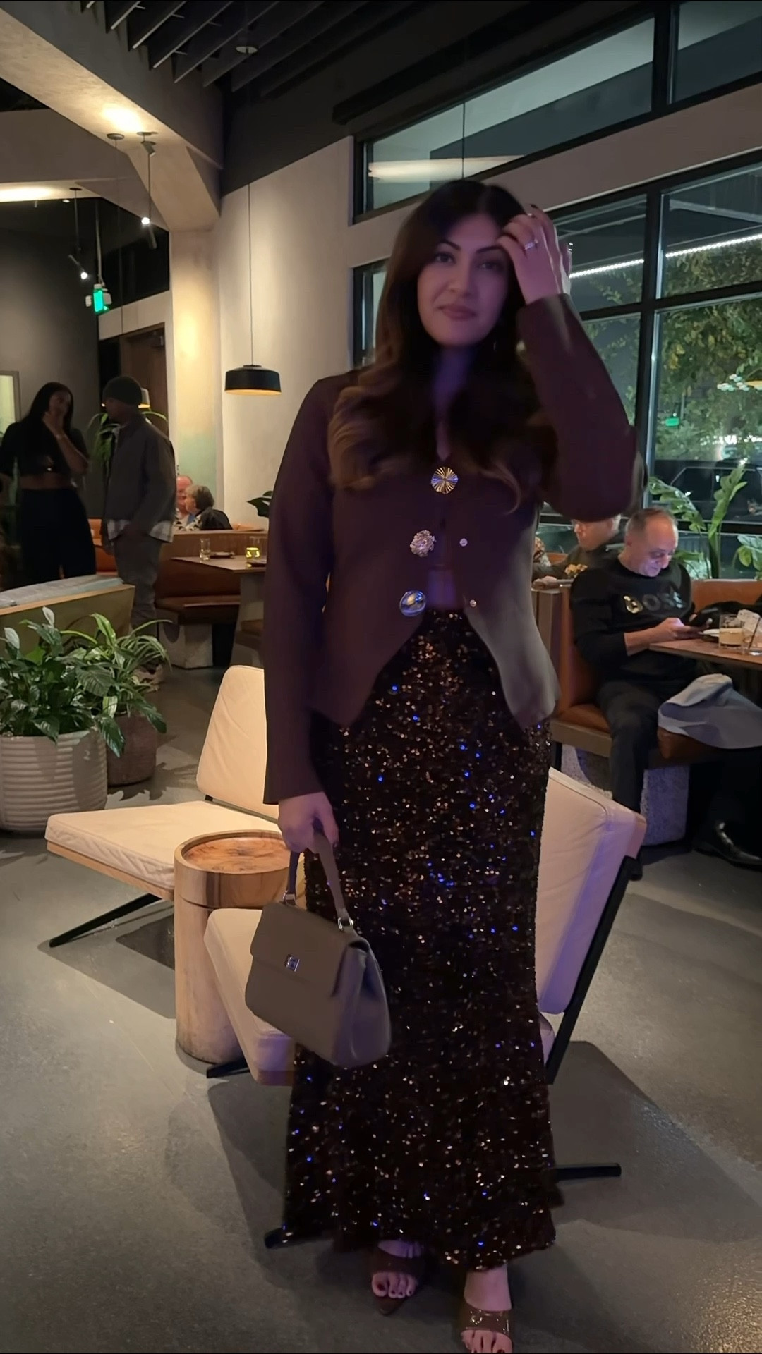 Birthday night out ready ✨🤎 This winter #OOTN is the perfect mix of cozy and glam—featuring a brown sequin maxi skirt, chic sweater, sleek brown heels, and a statement fur coat. It’s an effortless look for a best friend’s birthday, New Year’s Eve, or any winter party where you want to feel elevated but comfortable. Linking my exact pieces and similar finds to recreate this vibe.

winter going out outfit, NYE outfit idea, sequin maxi skirt outfit, winter party outfit, night out winter look

#WinterOOTN #NYEOutfitInspo #SequinSkirtStyle #WinterPartyLook #GoingOutStyle

#LTKHoliday #LTKootd #LTKMidsize