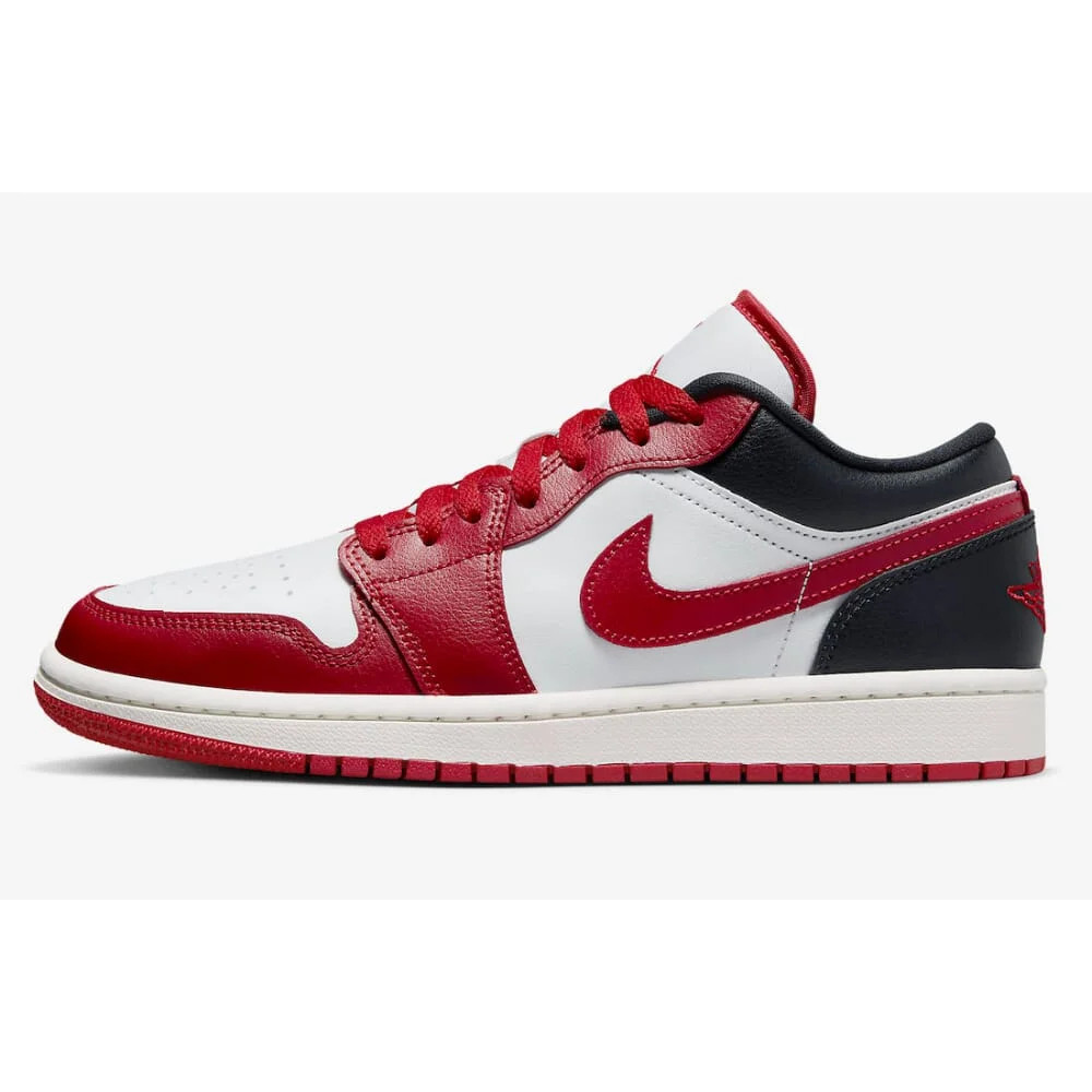 Women's Jordan 1 Low White/Gym Red-Black-Sail (DC0774 160) - 9 - Walmart.com | Walmart (US)