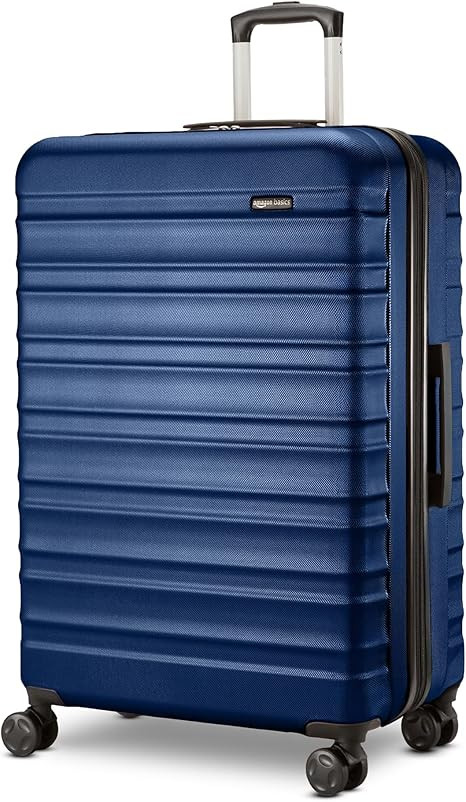 Amazon Basics 26" Hardside Medium Checked Luggage, Hardshell Suitcase With Wheels, Expandable For... | Amazon (US)
