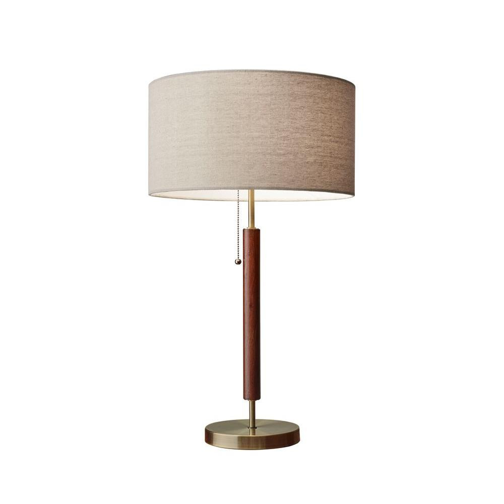 Adesso Hamilton 26 in. Brass Table Lamp-3376-15 - The Home Depot | The Home Depot