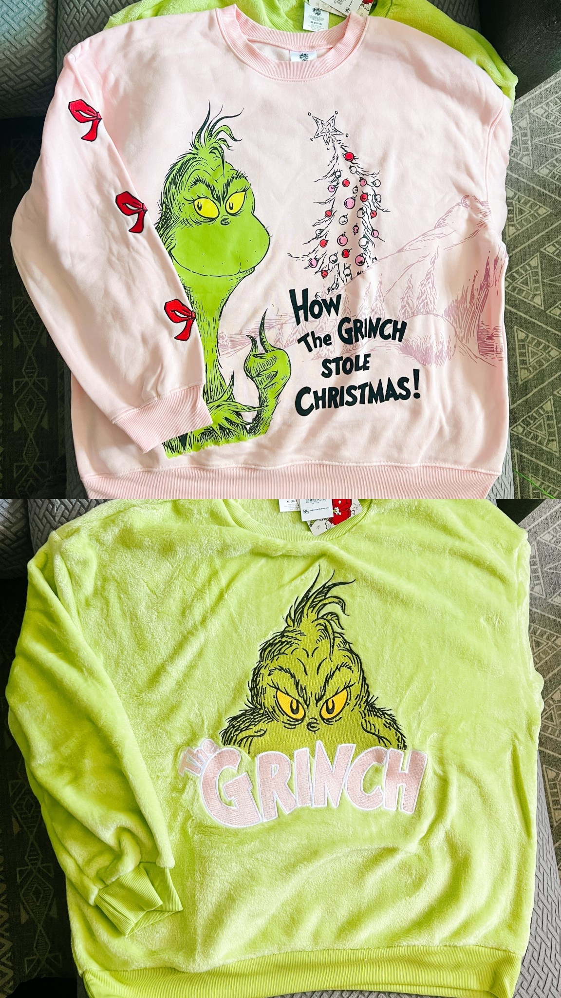 The Grinch is my favorite for the holidays! You need these sweatshirts in your life, especially if you are headed to Universal this season. The green one is fuzzy! 

#LTKHoliday #LTKmomlife #LTKMidsize
