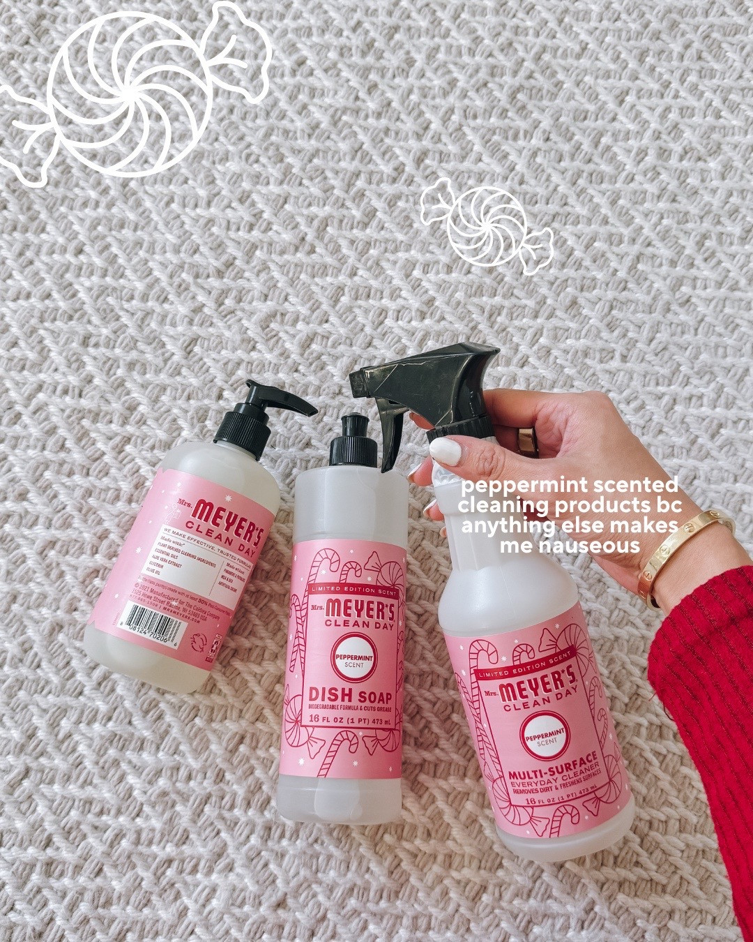 Peppermint scented cleaning products help keep the nausea away! 

 #LTKmomlife #LTKHome