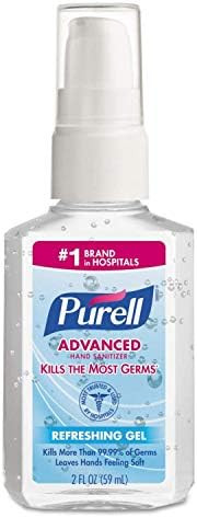 Purell Advanced Hand Sanitizer Refreshing Gel, Pump Bottle, 2 oz, 3-Pack | Amazon (US)