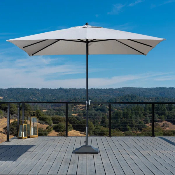 Priscila 120'' x 96'' Rectangular Market Sunbrella Umbrella | Wayfair North America