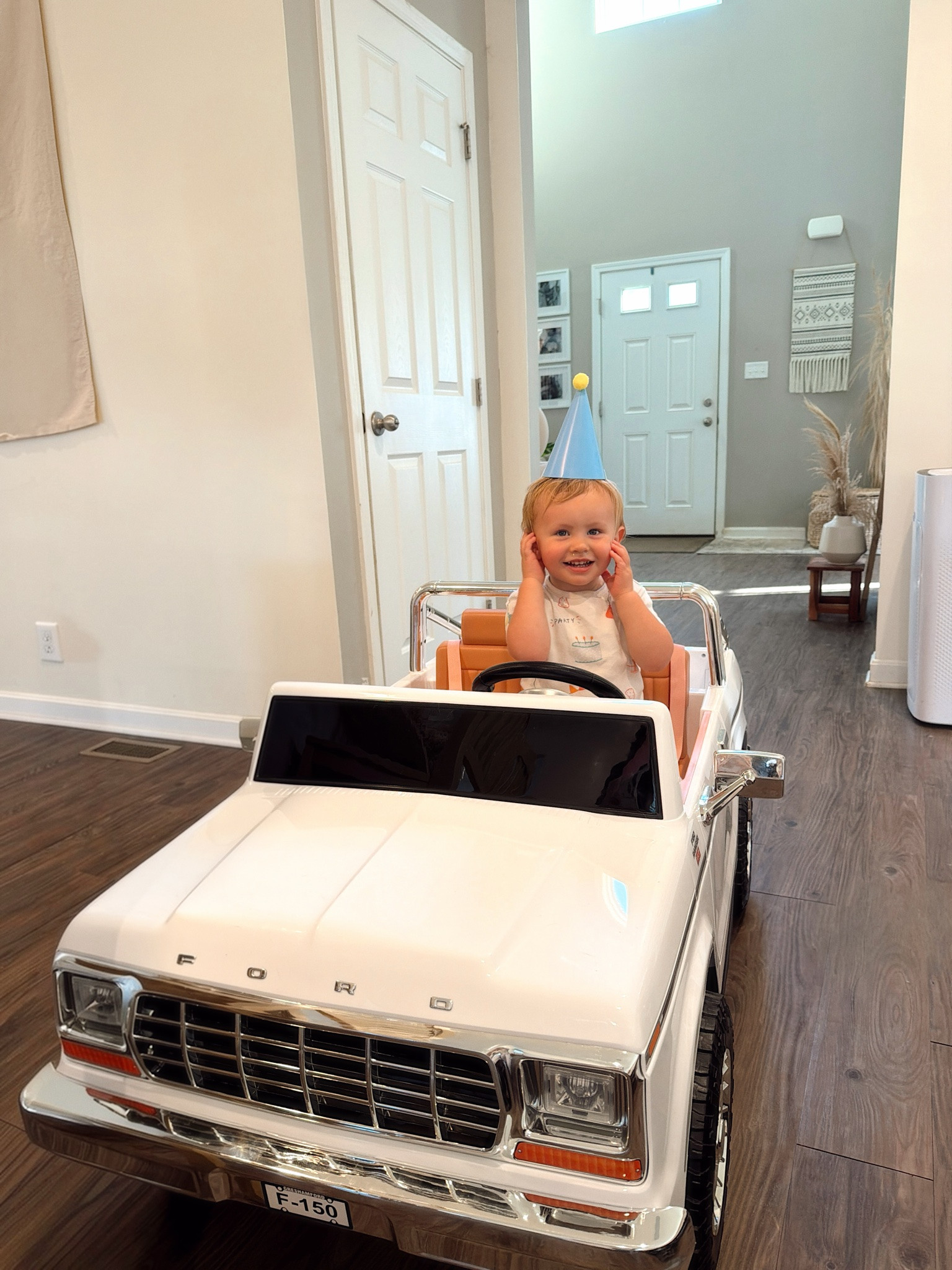 Amazon prime deal! The cutest electric car for our toddler & he’s obsessed with it! Fits up until 7 years old!