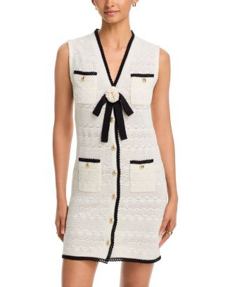Self-Portrait Pointelle Knit Mini Dress | Bloomingdale's Women | Bloomingdale's (US)
