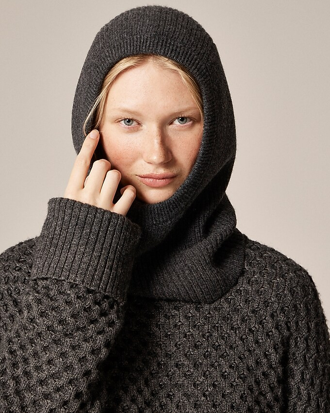 Ribbed balaclava in lambswool | J. Crew US
