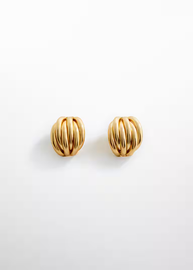 Crossover earrings -  Women | Mango United Kingdom | MANGO (UK)