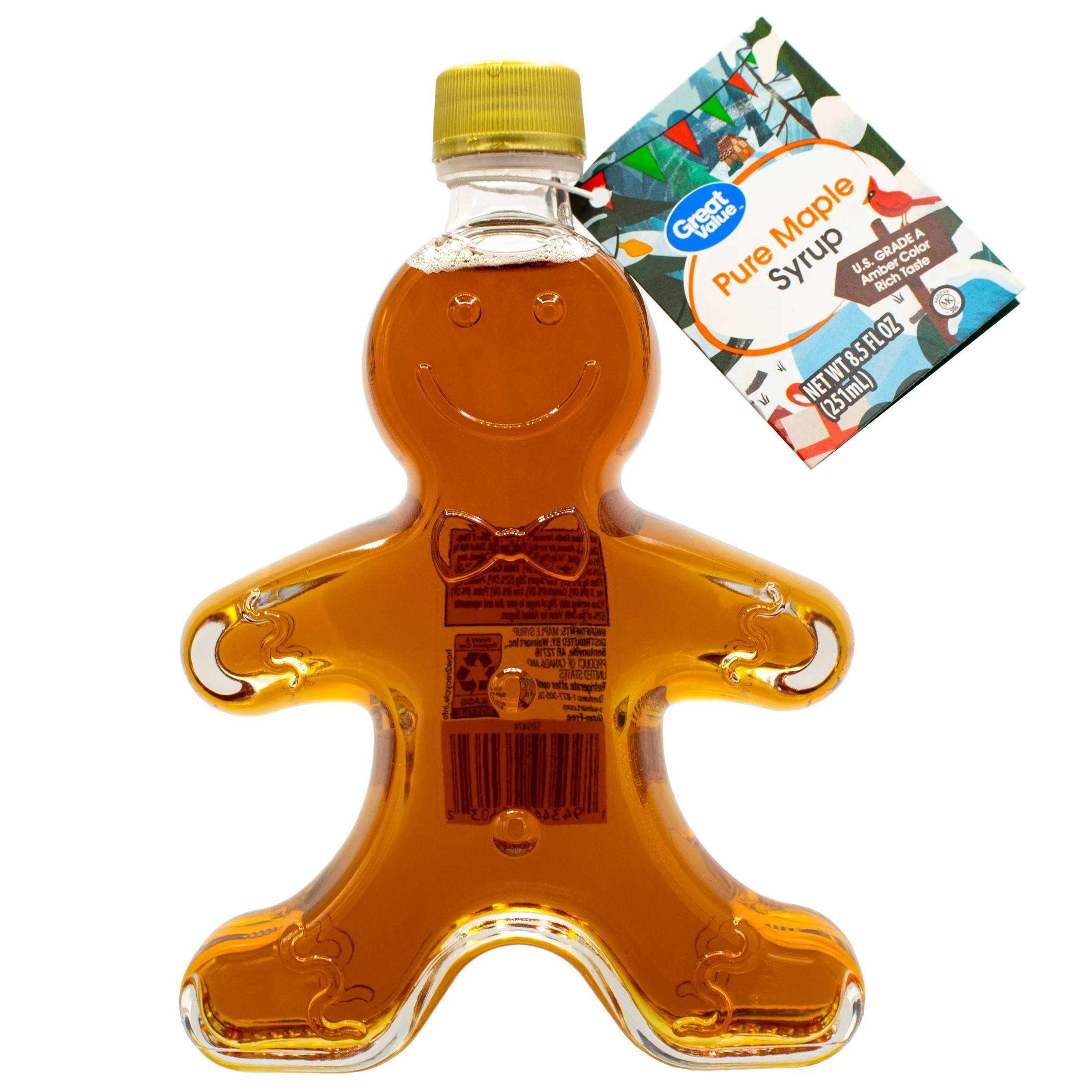Great Value Pure Maple Syrup 8.5 fl oz - Walmart.com | Walmart (US)