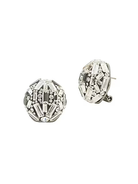 Brilliant Statements Baguette Statement Stud Earrings | Saks Fifth Avenue