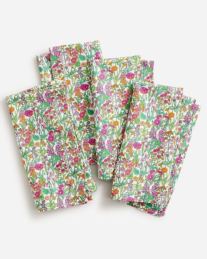 Set-of-four napkins in Liberty® fabrics | J.Crew US