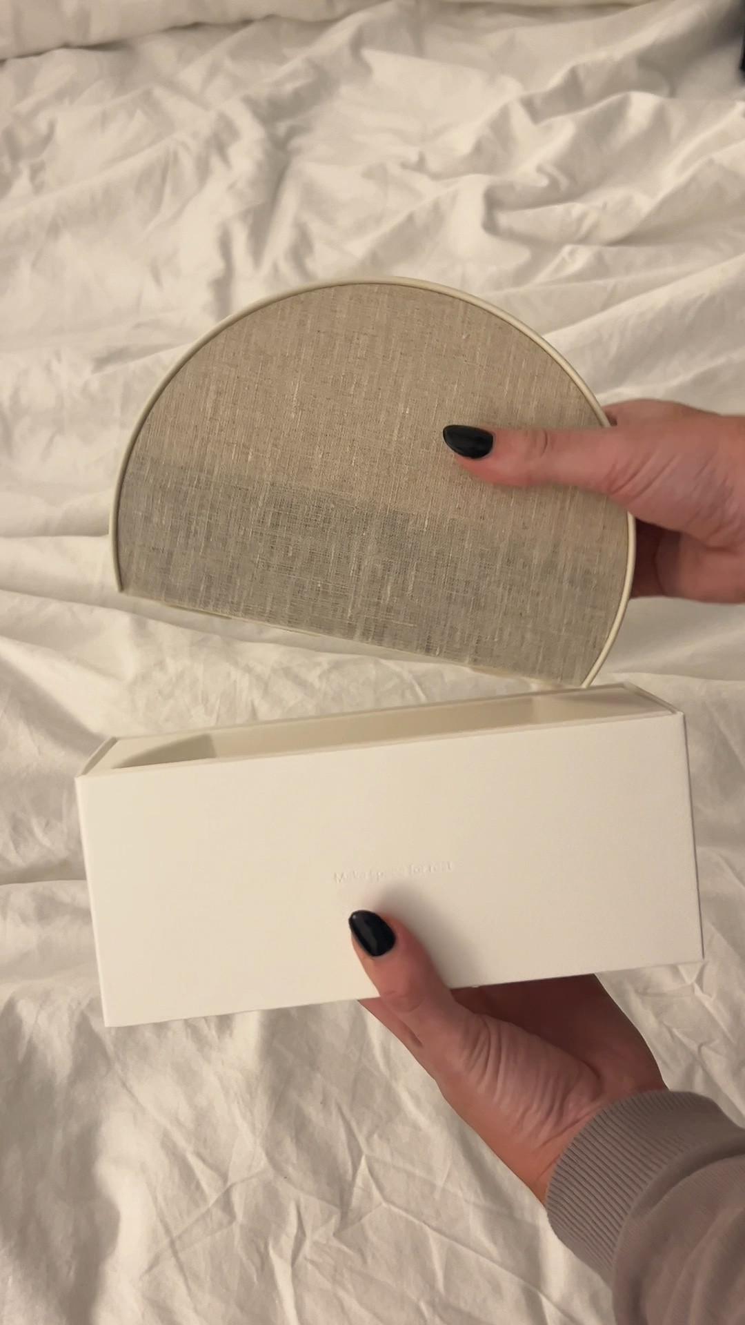 unboxing my new hatch restore alarm clock 🩷 seriously can’t live without this thing - I’ve been using the original one for 2 years and they sent me this upgraded new version! I’ve been using it for a few weeks and I love the new sleek design & other improvements. changes the game for morning and night routines! On sale rn with a $35 coupon on amazon :) 

#LTKCyberWeek #LTKsalealert #LTKGiftGuide