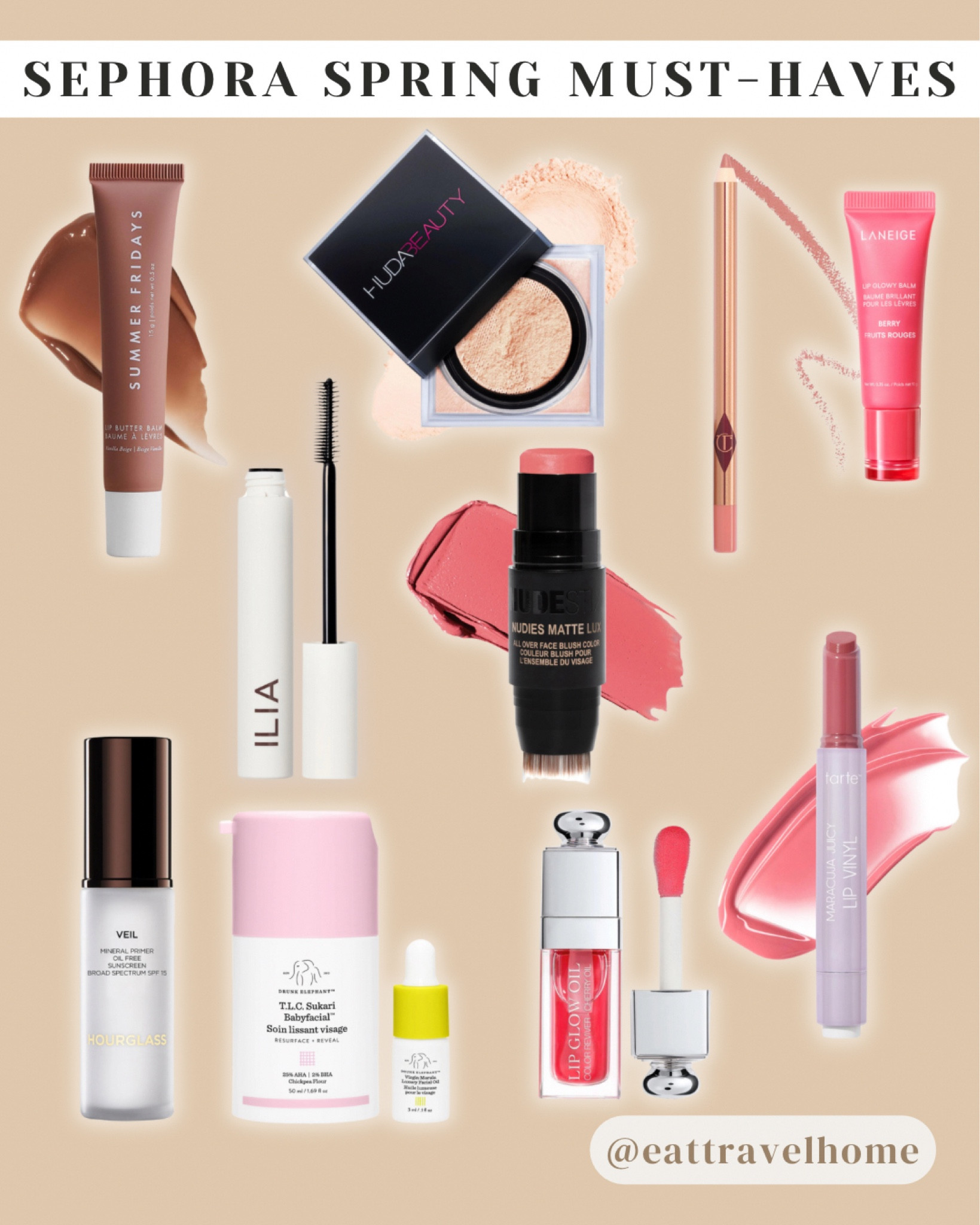 Sephora Spring Sale 
Must Haves Haul

Summer Fridays, huda beauty Charlotte Tilbury LANEIGE ilia beauty drunk elephant tarte maracuja lip gloss nudestix mascara blush liquid 

#LTKbeauty #LTKxSephora #LTKfindsunder50