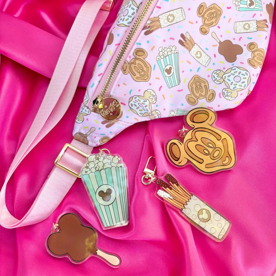 Theme Park Snacks Acrylic Bag Charm - Etsy | Etsy (US)