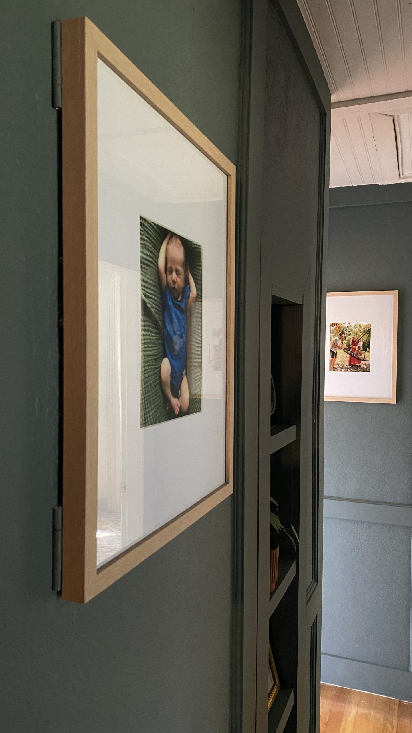 This might be one of my favorite simple DIY home hacks!

We had this unsightly electrical panel right in the middle of our hallway, and I knew I wanted to hide it with our gallery wall. So, I added a hinged frame to conceal it while still keeping it easily accessible when needed.

And how great do these frames look? Total game-changer! 

 #LTKHome