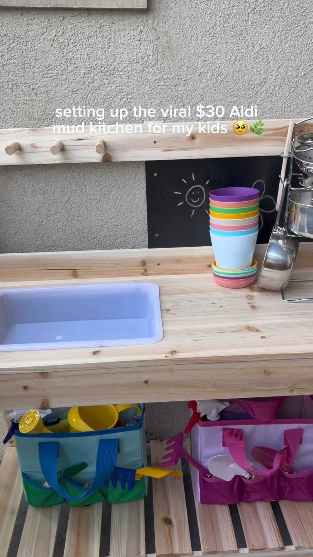 setting up the viral $30 mud kitchen from aldi and turning it into a simple, neutral garden setup 🤍🌿
I added their handprints to make it extra special

everything is linked, along with similar finds to recreate this setup ✨

#LTKmomlife #LTKdayinmylife #LTKKids