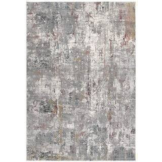 HomeRoots Josephine Multi-Colored 2 ft. x 8 ft. Abstract Synthetic Runner Area Rug | The Home Depot