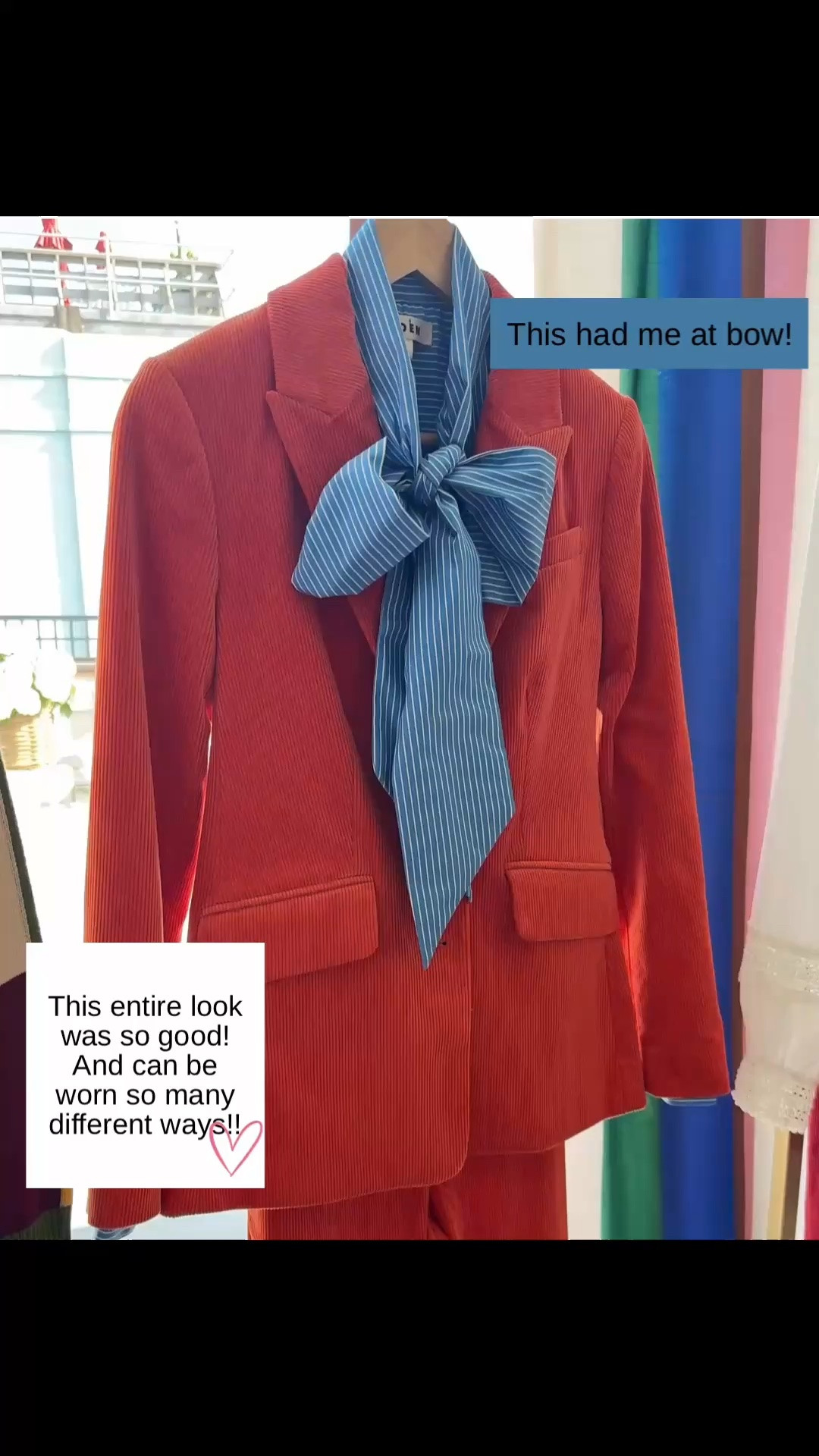 This corduroy suit was amazing!  And the shirt immediately had me adding to cart because of the bow!! @Boden (US)

#LTKSeasonal #LTKOver40 #LTKPetite