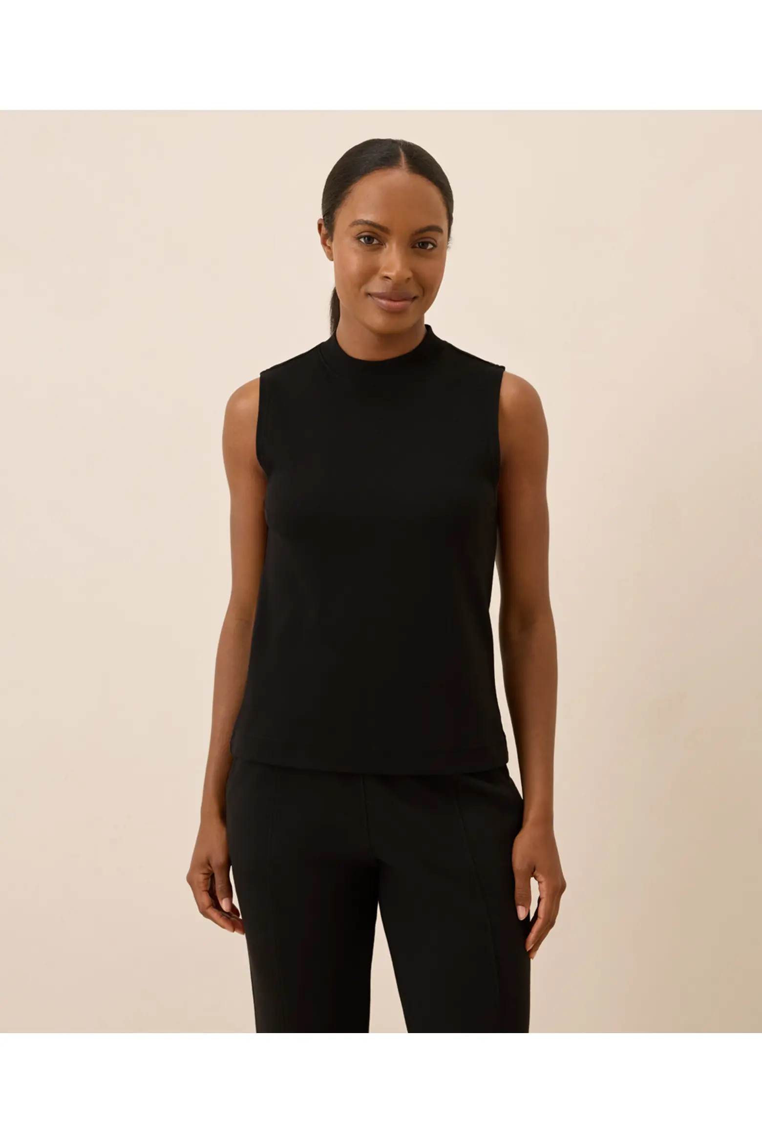 Pact Organic Cotton Airplane Mock Neck Shell (Women) | Nordstrom | Nordstrom