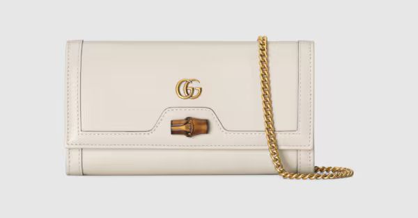 Gucci - Gucci Diana chain wallet with bamboo | Gucci (US)