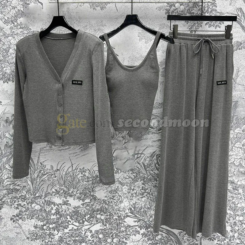 Women Breathable Loose Pants Elastic Drawstring Pants V Neck Coat U Neck Tanks Top Casual Outfit | DHGate