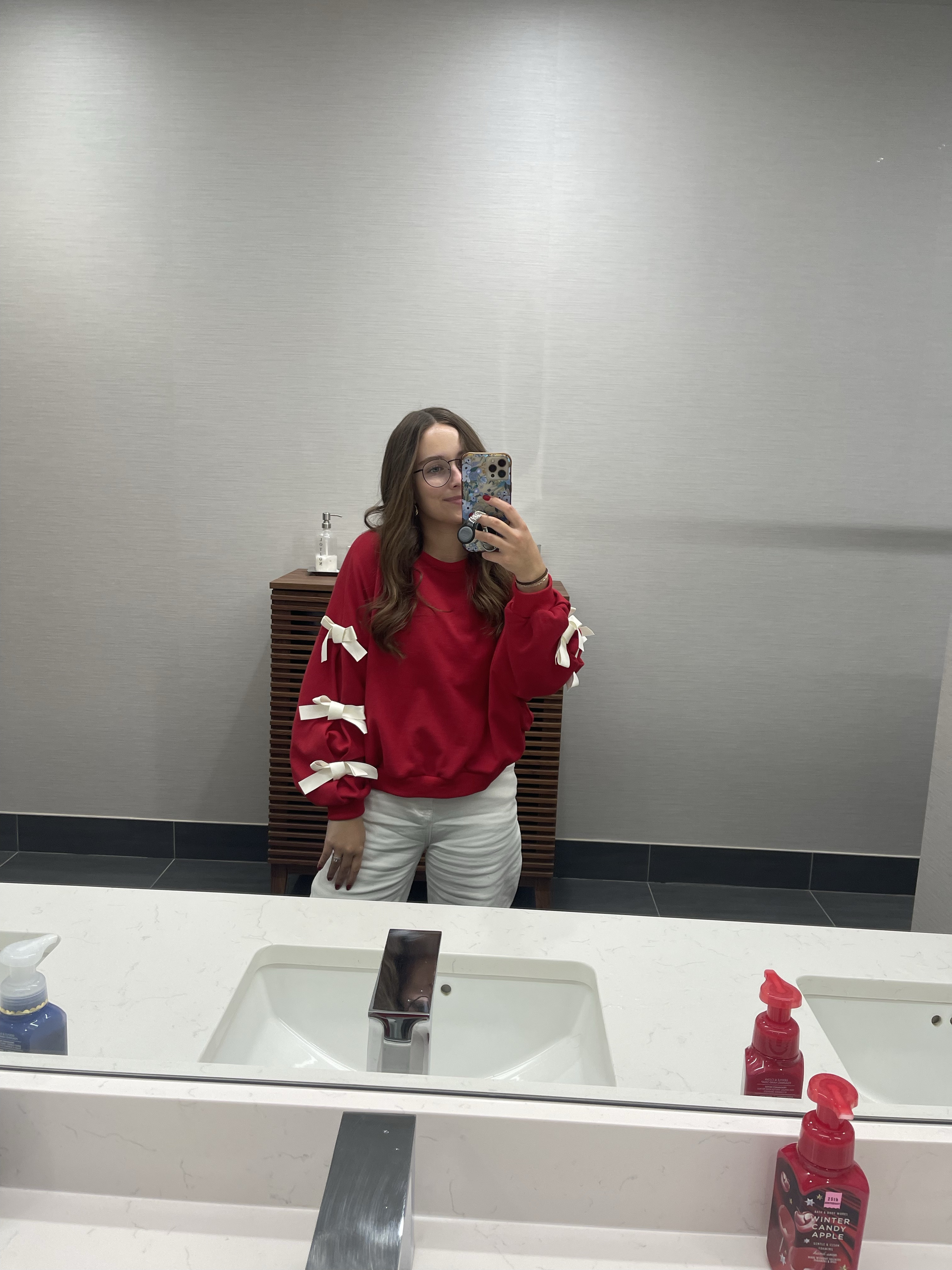 I will buy anything that has a bow on it! Love this red sweater 🤍

#LTKStyleTip #LTKGiftGuide #LTKHoliday