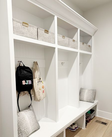 Love hate relationship with open mudrooms because they require constant maintenance, at least daily or twice a week a mudroom needs to be declutter. What also helps is having less and cute baskets with labels, 



#LTKsalealert #LTKSeasonal #LTKfamily