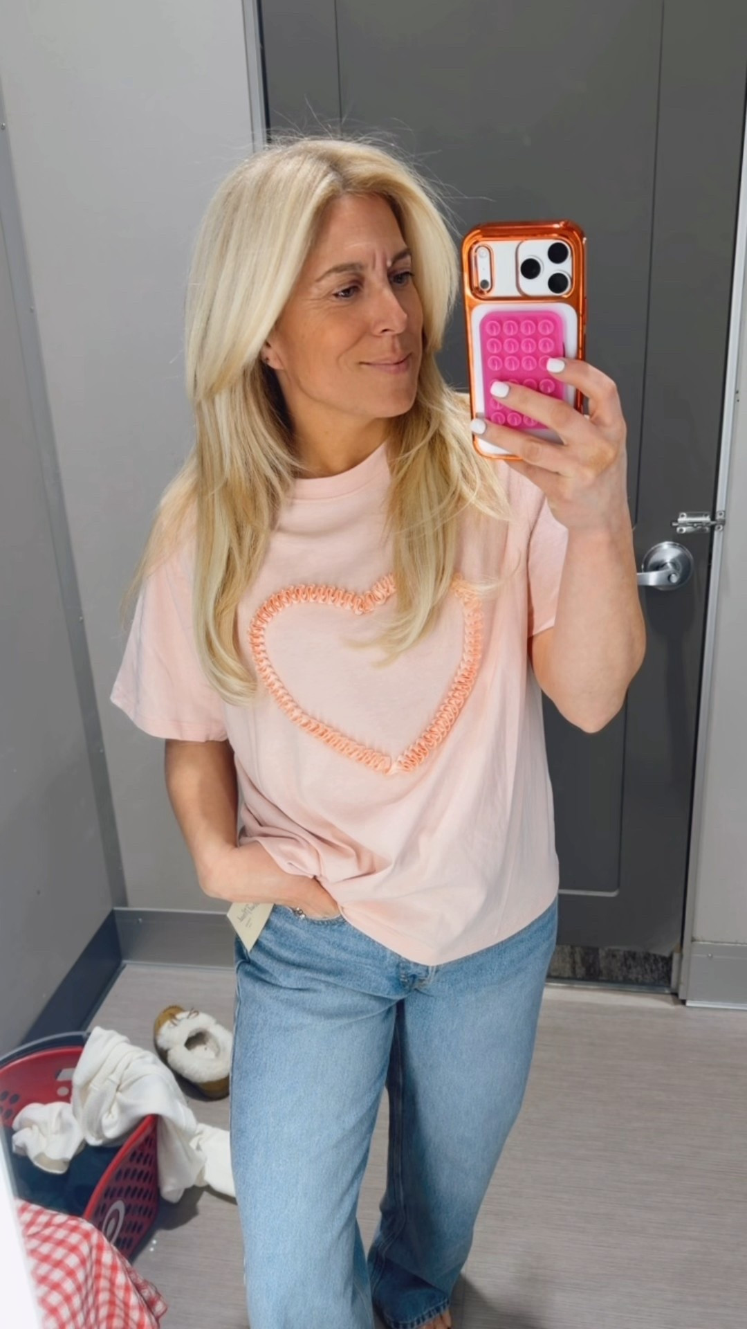 Oversized heart shirt! Only $15 for this one! Dress this up or dresses down!

#LTKootd #LTKSeasonal