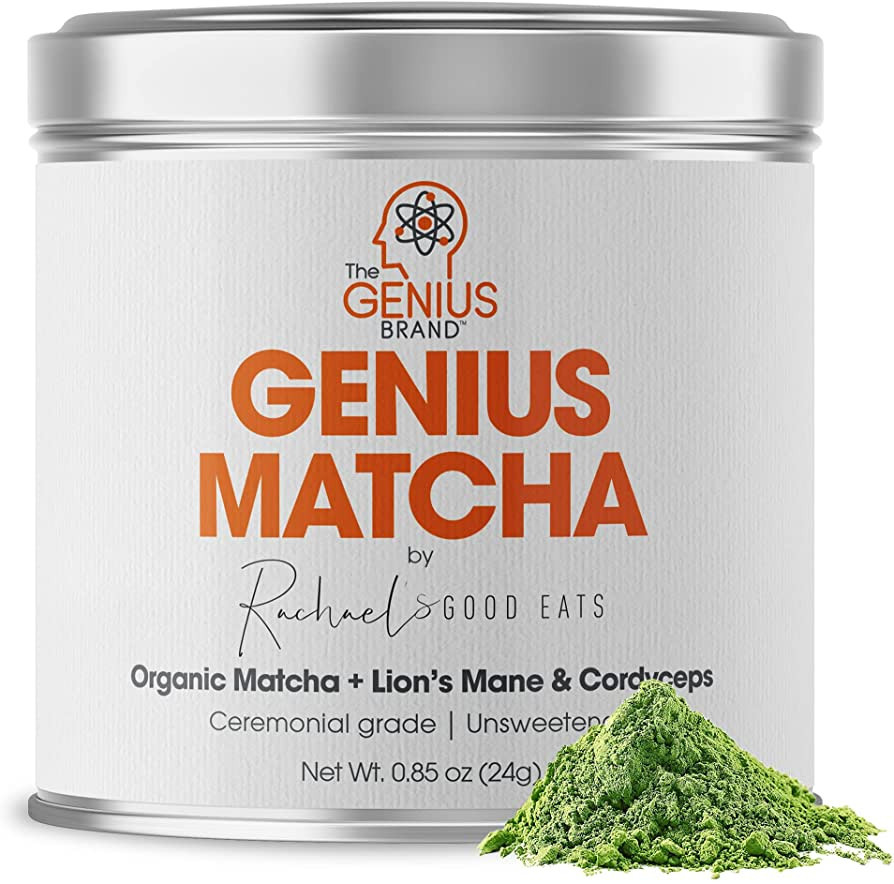 Genius Matcha Green Tea Powder, Unsweetened - Organic Ceremonial Grade, Authentic Japanese Culina... | Amazon (US)