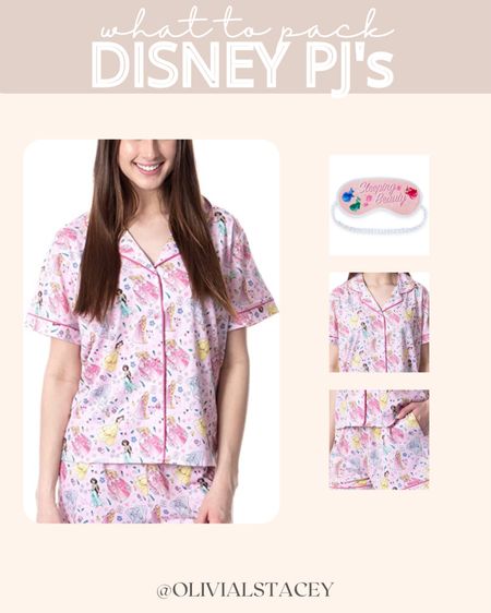 These are the perfect pajamas for your next Disney trip! #disneypajamas #disneyprincess #princess #princessstyle #disneytrip #disneycruise #princesspajamas 

#LTKunder50