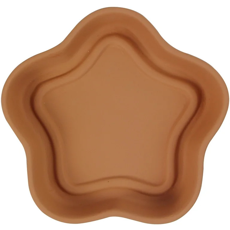 Mainstays 8.4in Gemeni Terra Saucer, Terracotta | Walmart (US)
