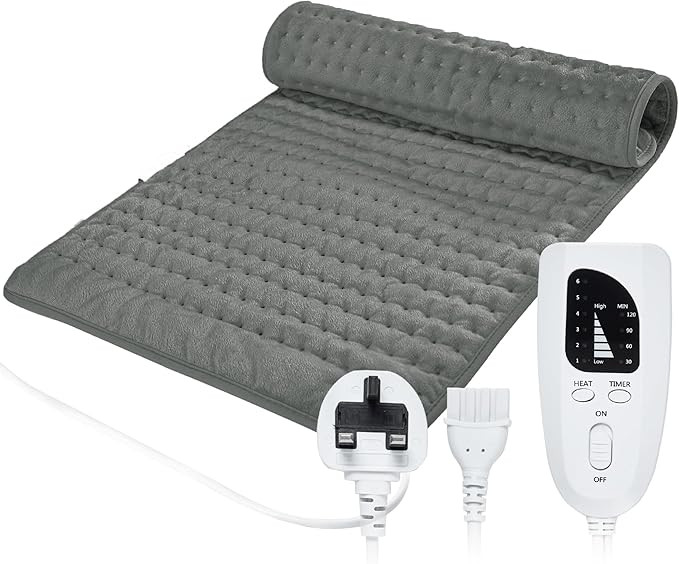 Letitwell Electric heat pad,Heating Pad with 6 Temperature Levels,4 Time Settings,Automatic Switc... | Amazon (UK)
