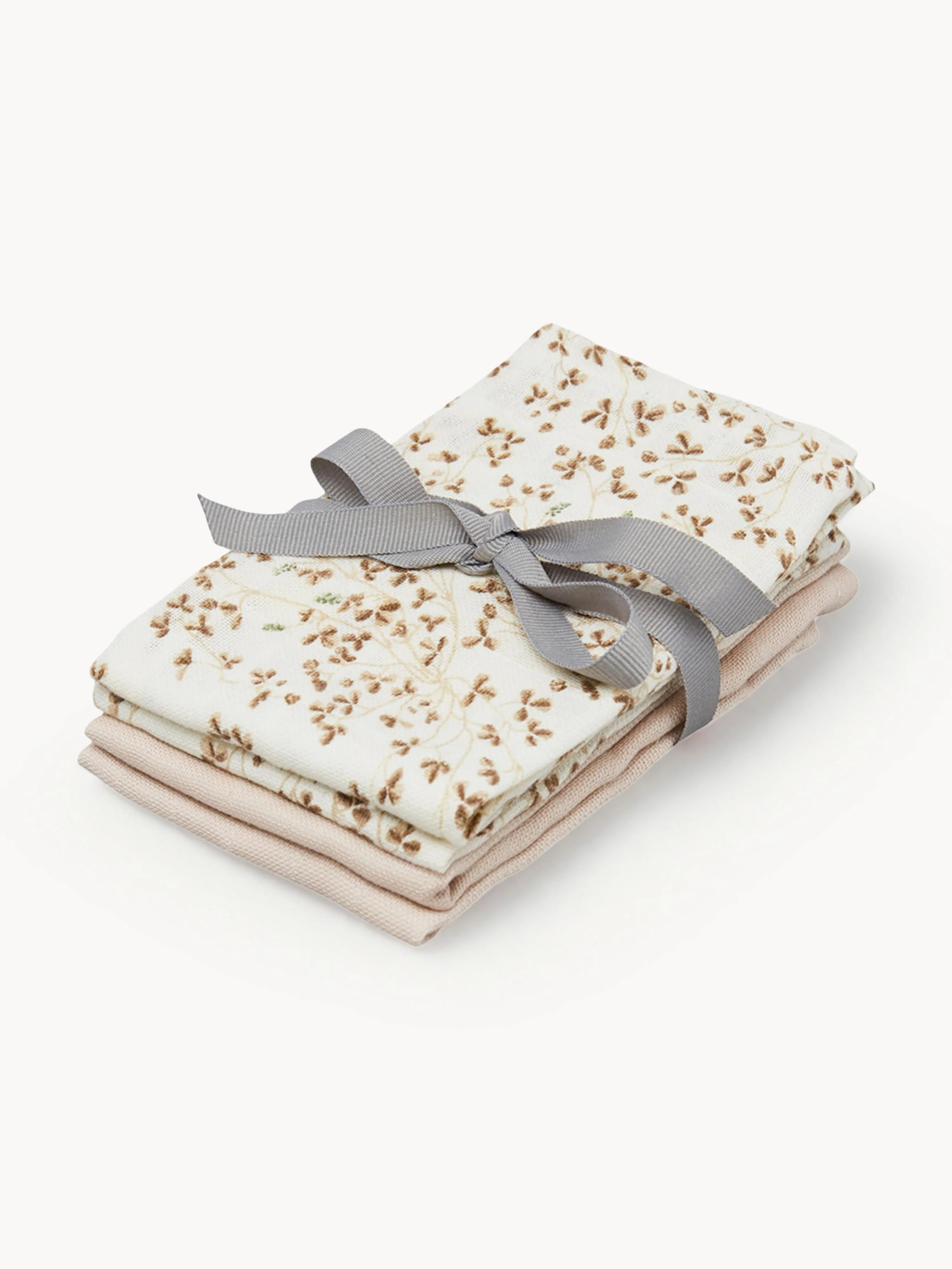 Baby-Mulltücher Lierre aus Bio-Baumwolle, 4er-Set | Westwing EU